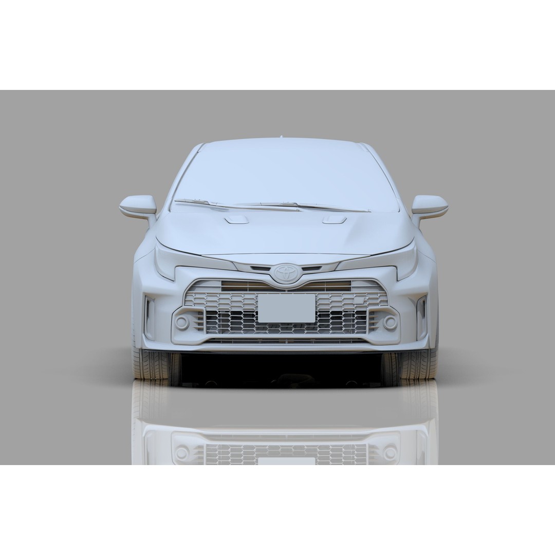 Toyota Corolla GR 2022 3D Model – High Poly Interior, FBX, Blender - View 28
