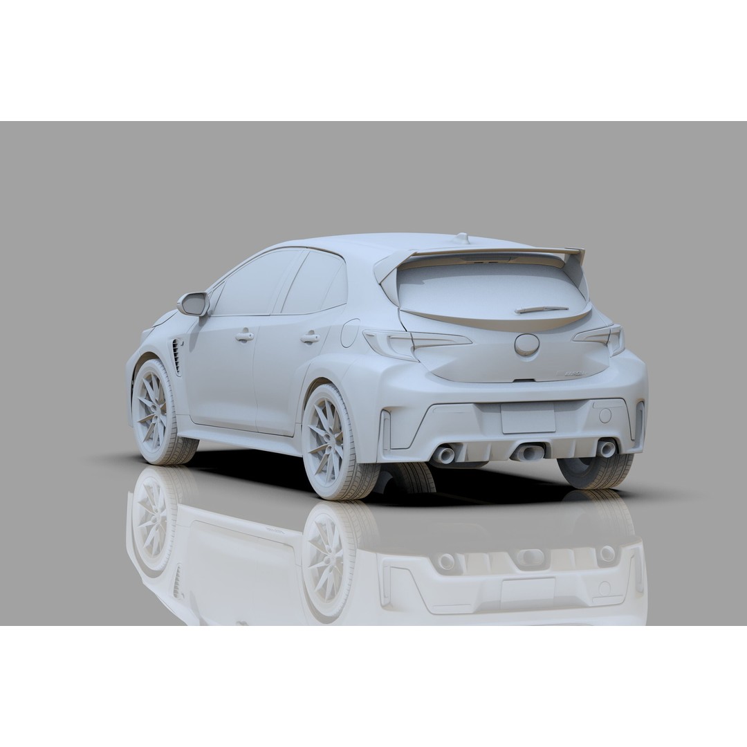Toyota Corolla GR 2022 3D Model – High Poly Interior, FBX, Blender - View 30