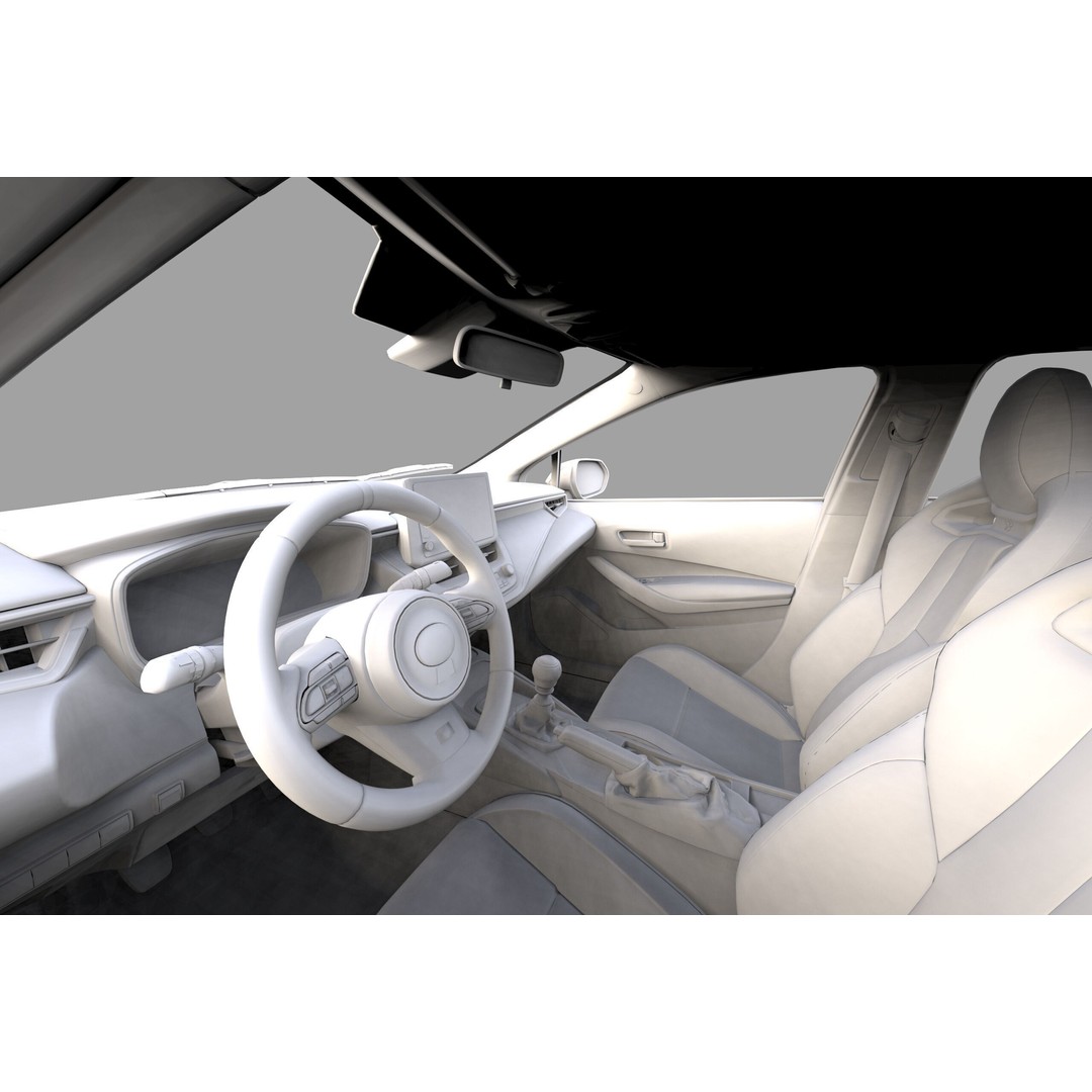 Toyota Corolla GR 2022 3D Model – High Poly Interior, FBX, Blender - View 37