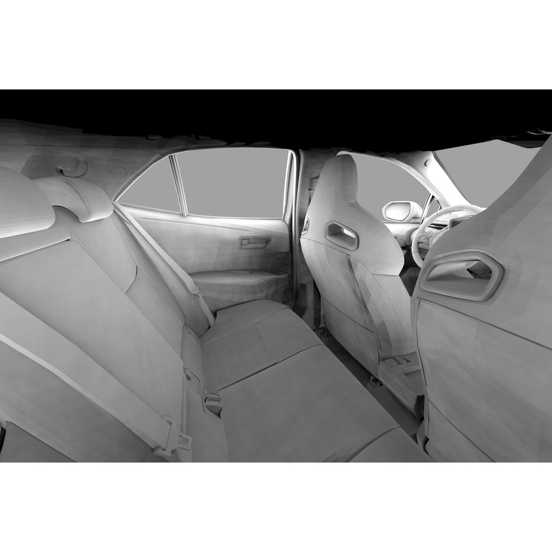 Toyota Corolla GR 2022 3D Model – High Poly Interior, FBX, Blender - View 39
