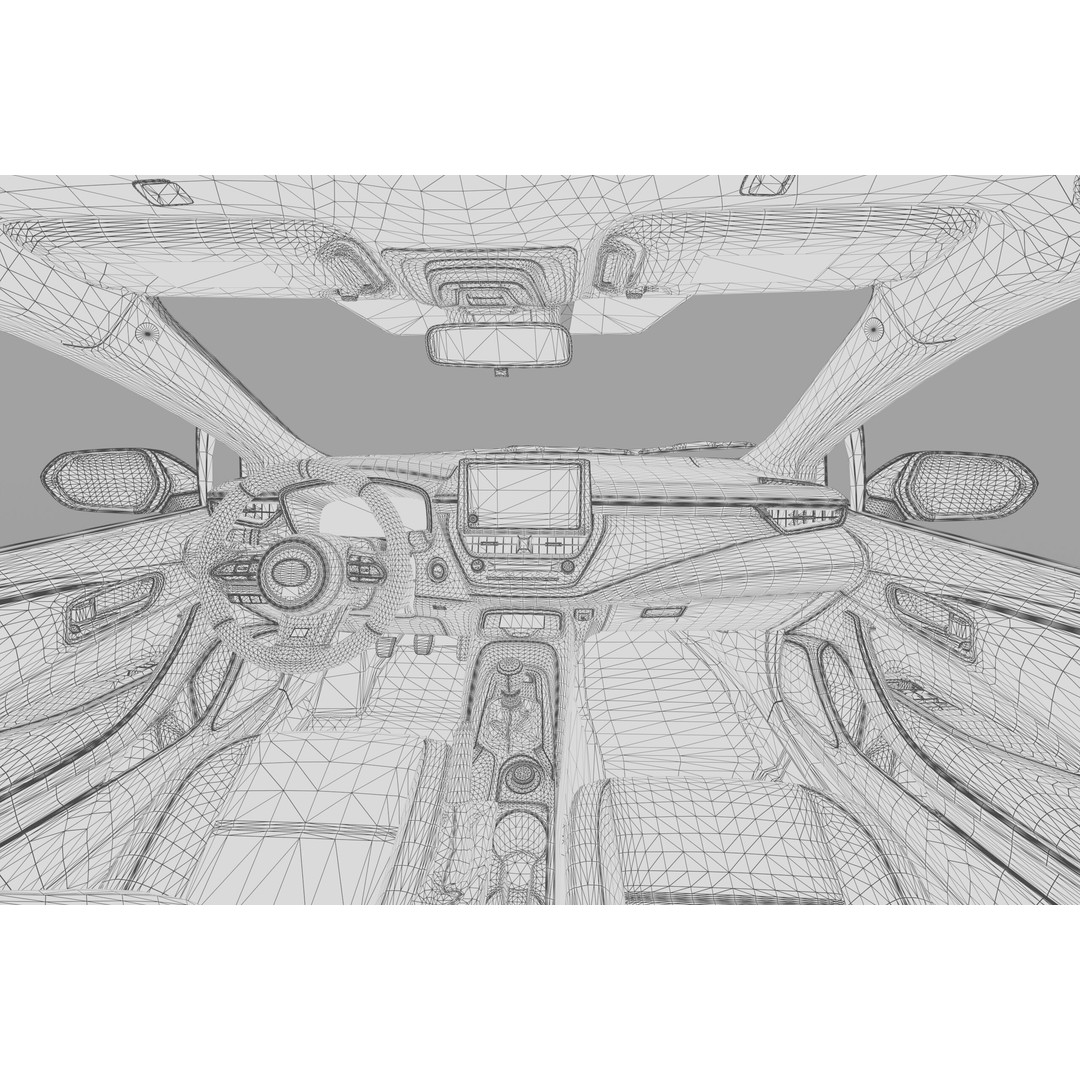 Toyota Corolla GR 2022 3D Model – High Poly Interior, FBX, Blender - View 44