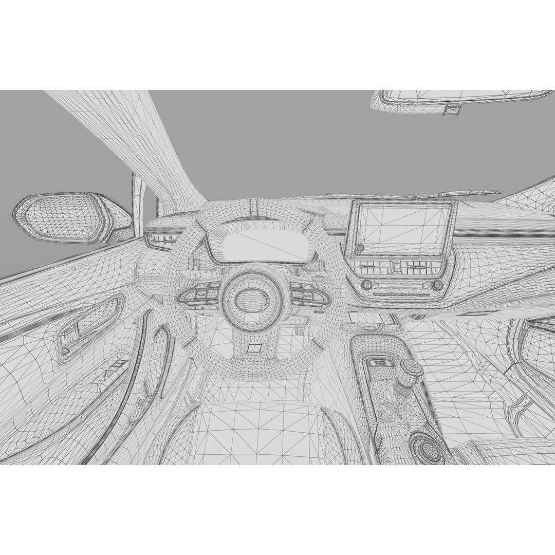 Toyota Corolla GR 2022 3D Model – High Poly Interior, FBX, Blender - View 46