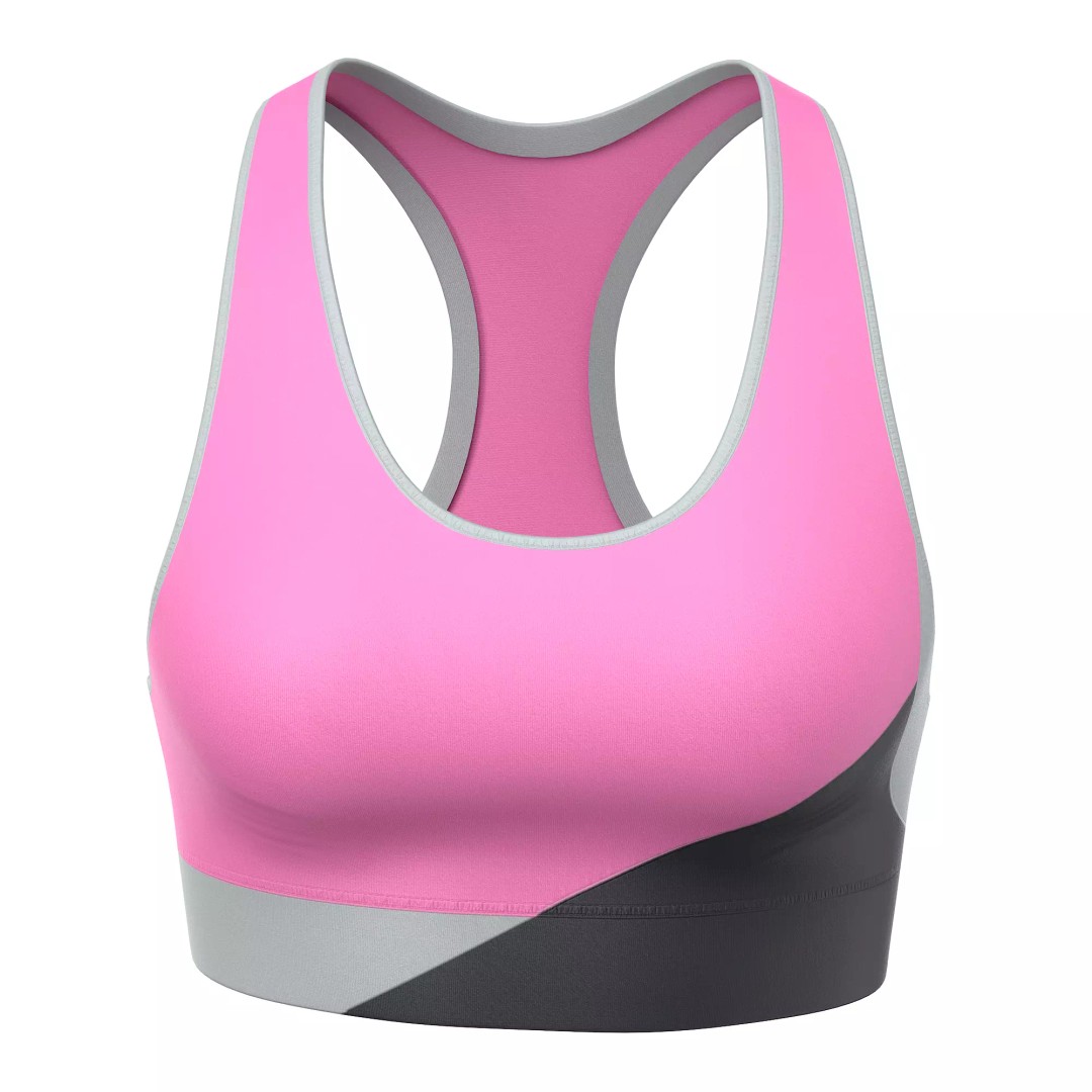 Sport Bra 3D Model – Low Poly Clothing Asset, PBR Textures, FBX - View 14