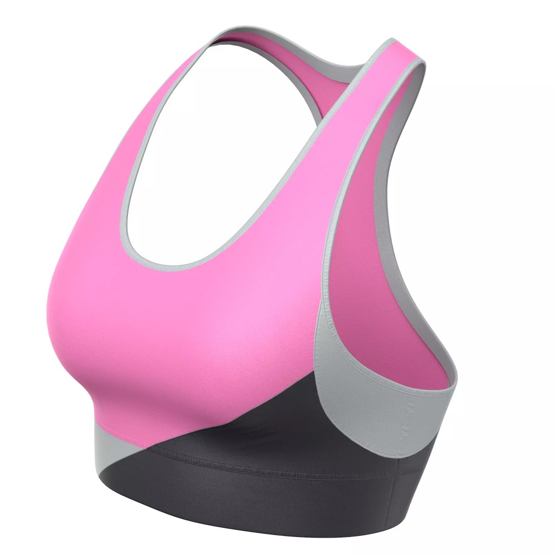 Sport Bra 3D Model – Low Poly Clothing Asset, PBR Textures, FBX - View 18