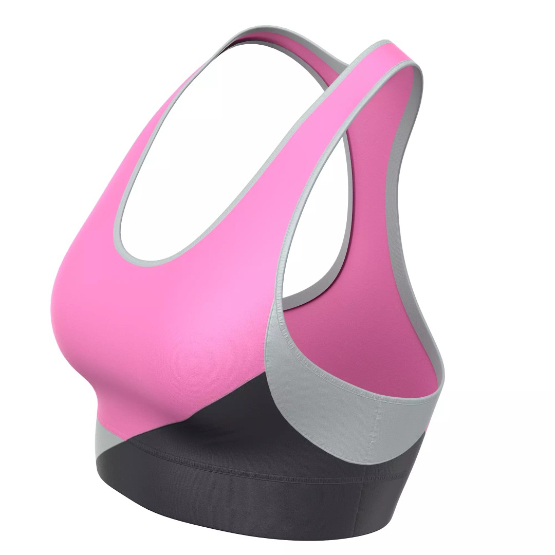 Sport Bra 3D Model – Low Poly Clothing Asset, PBR Textures, FBX - View 19