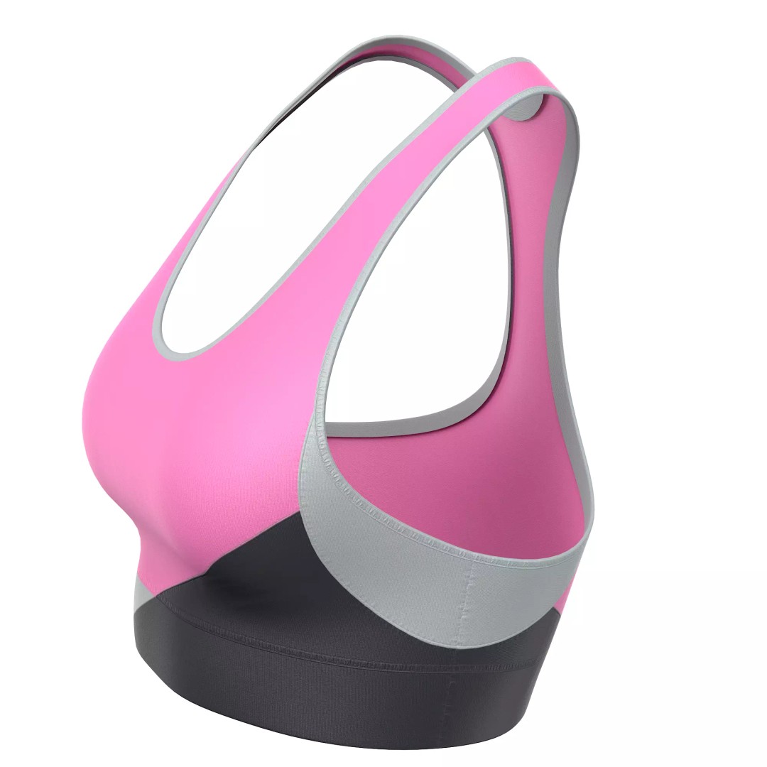 Sport Bra 3D Model – Low Poly Clothing Asset, PBR Textures, FBX - View 20