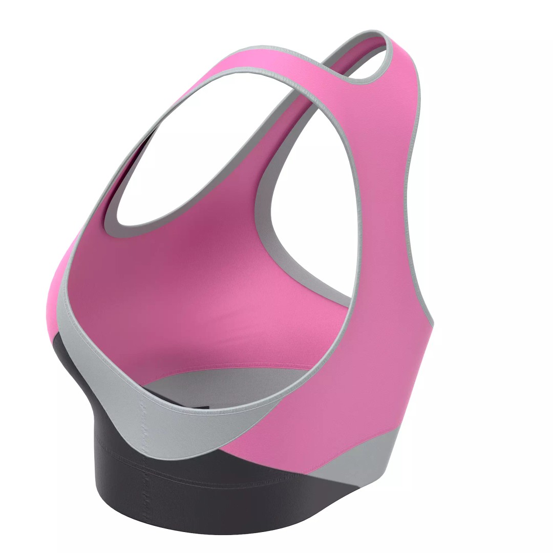 Sport Bra 3D Model – Low Poly Clothing Asset, PBR Textures, FBX - View 25