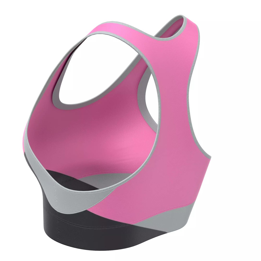Sport Bra 3D Model – Low Poly Clothing Asset, PBR Textures, FBX - View 26