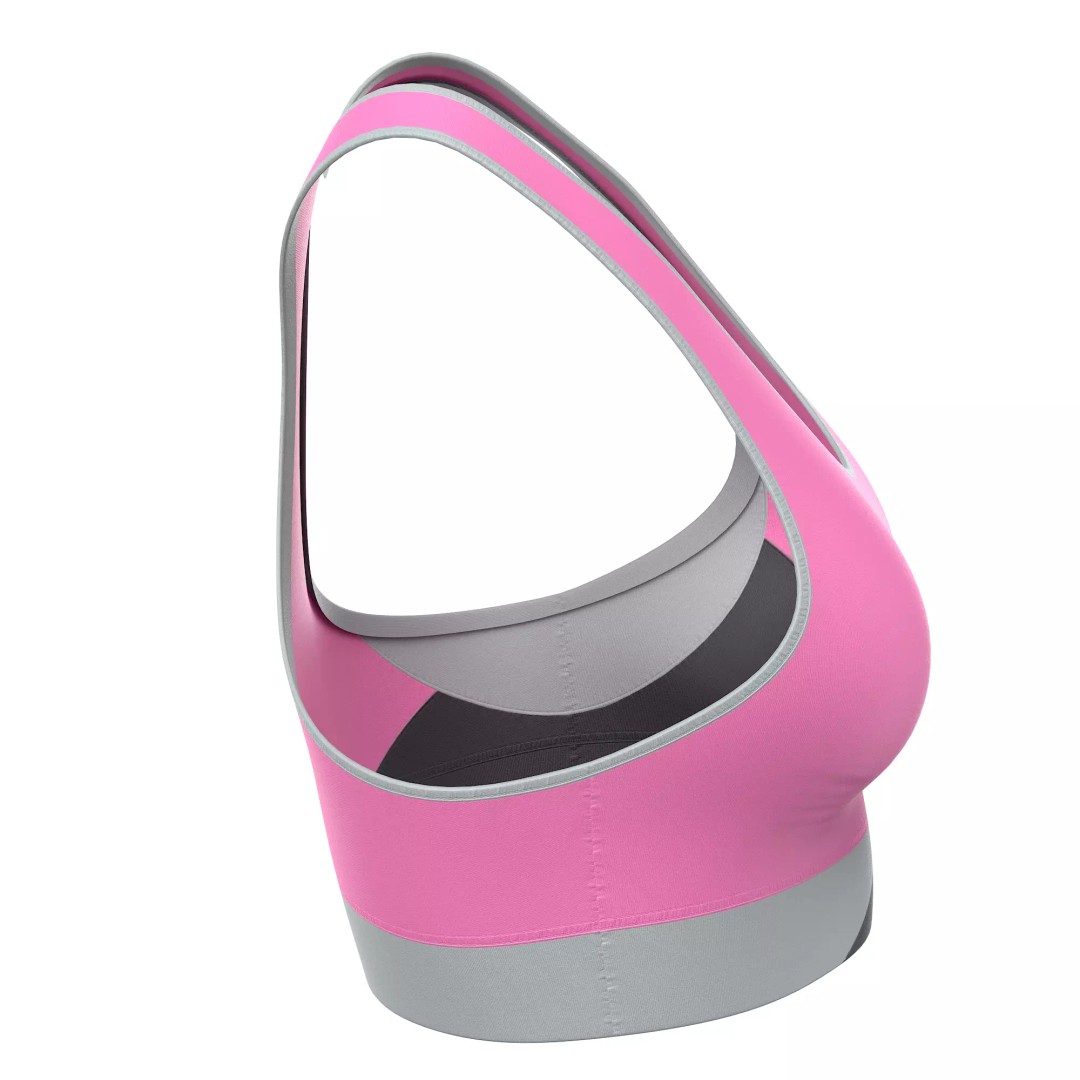 Sport Bra 3D Model – Low Poly Clothing Asset, PBR Textures, FBX - View 38