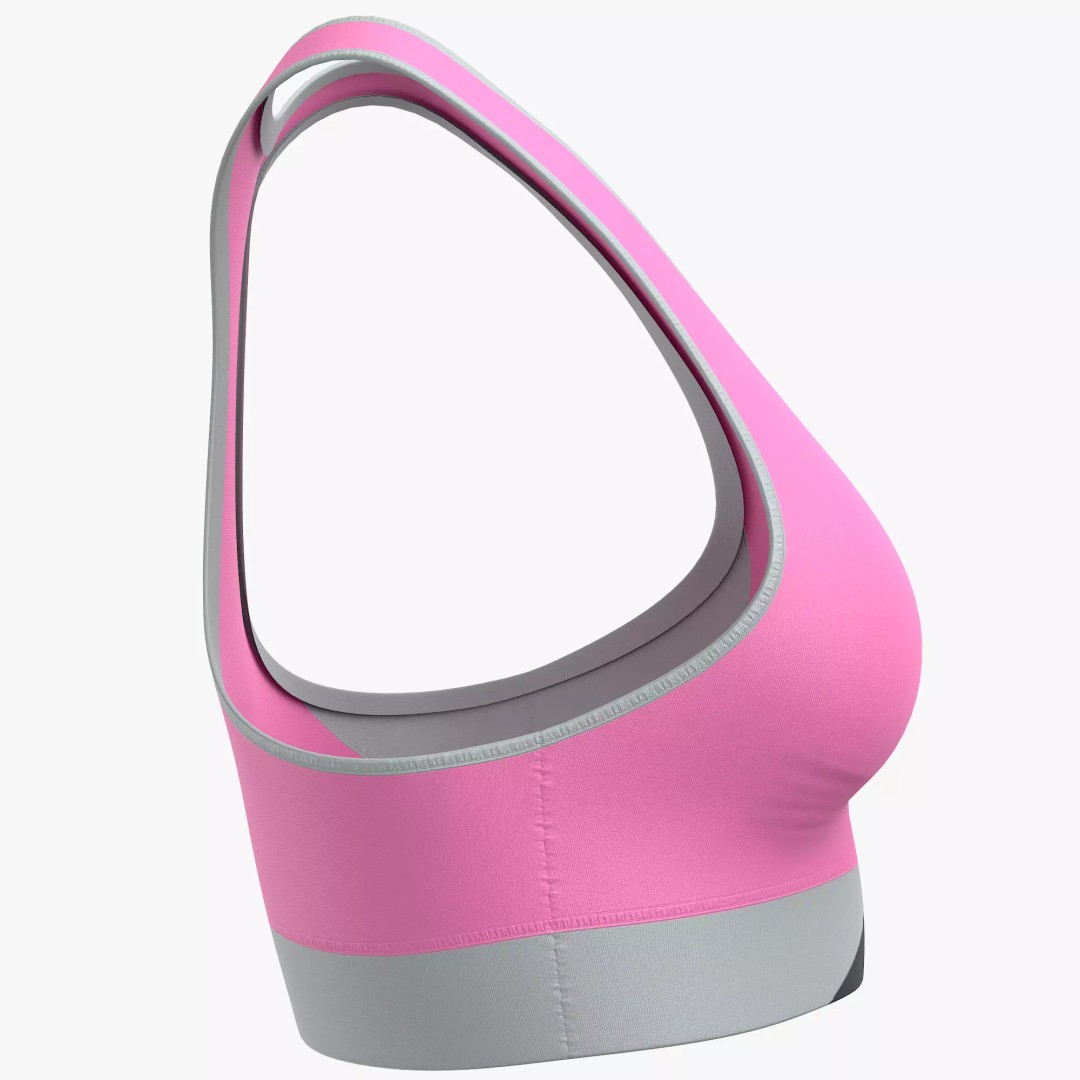Sport Bra 3D Model – Low Poly Clothing Asset, PBR Textures, FBX - View 9