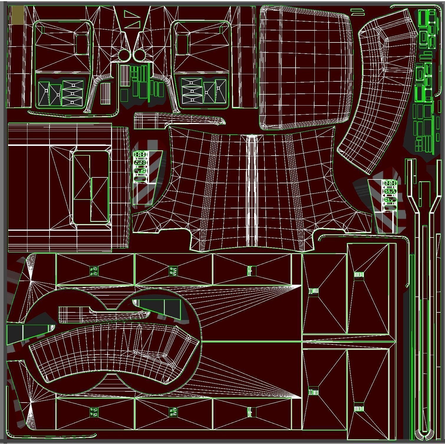 Kenworth W900 Wrecker - Low-Poly Game-Ready 3D Model - View 47