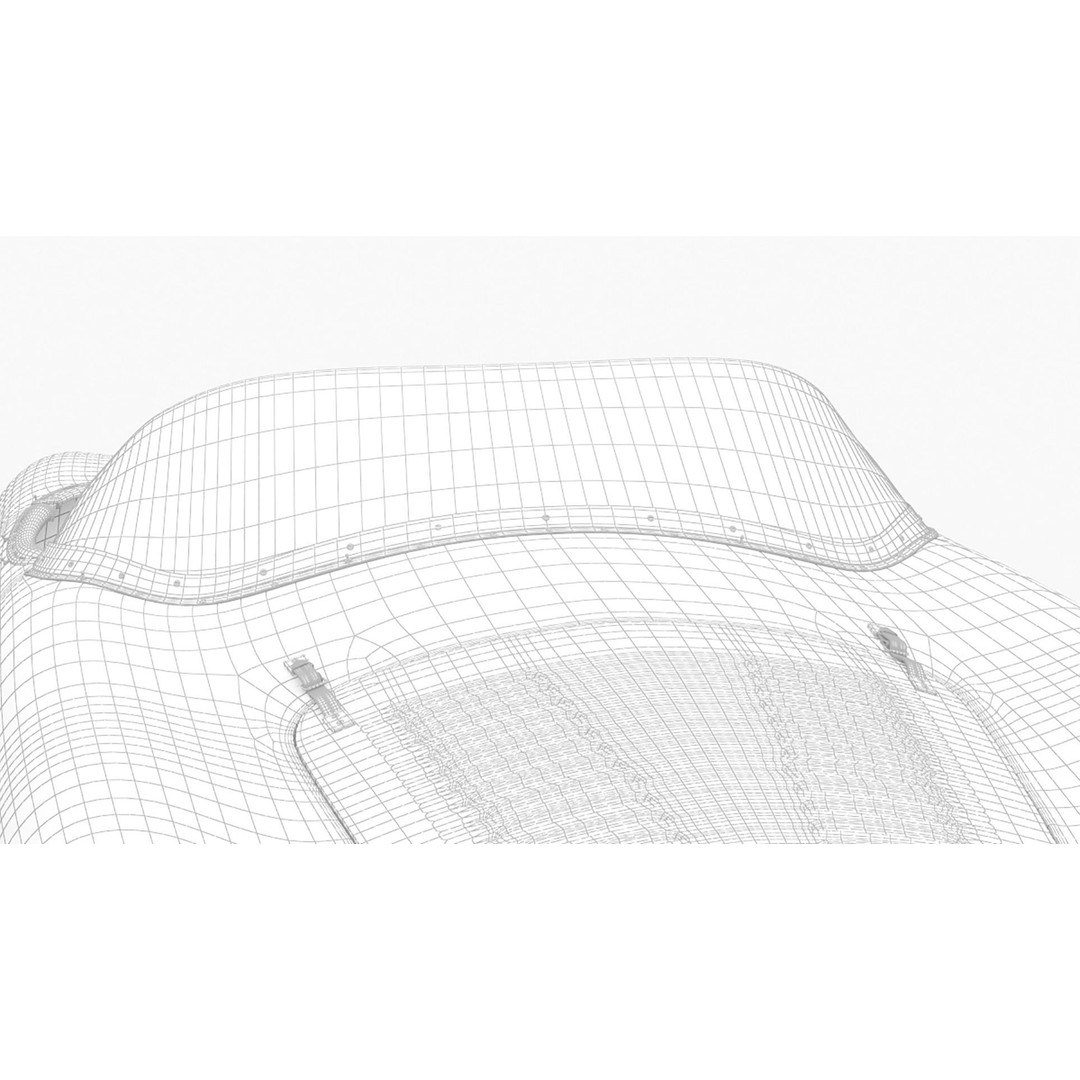 Osca Black Sports Car 3D Model – High Poly PBR Asset, FBX, Blender - View 18
