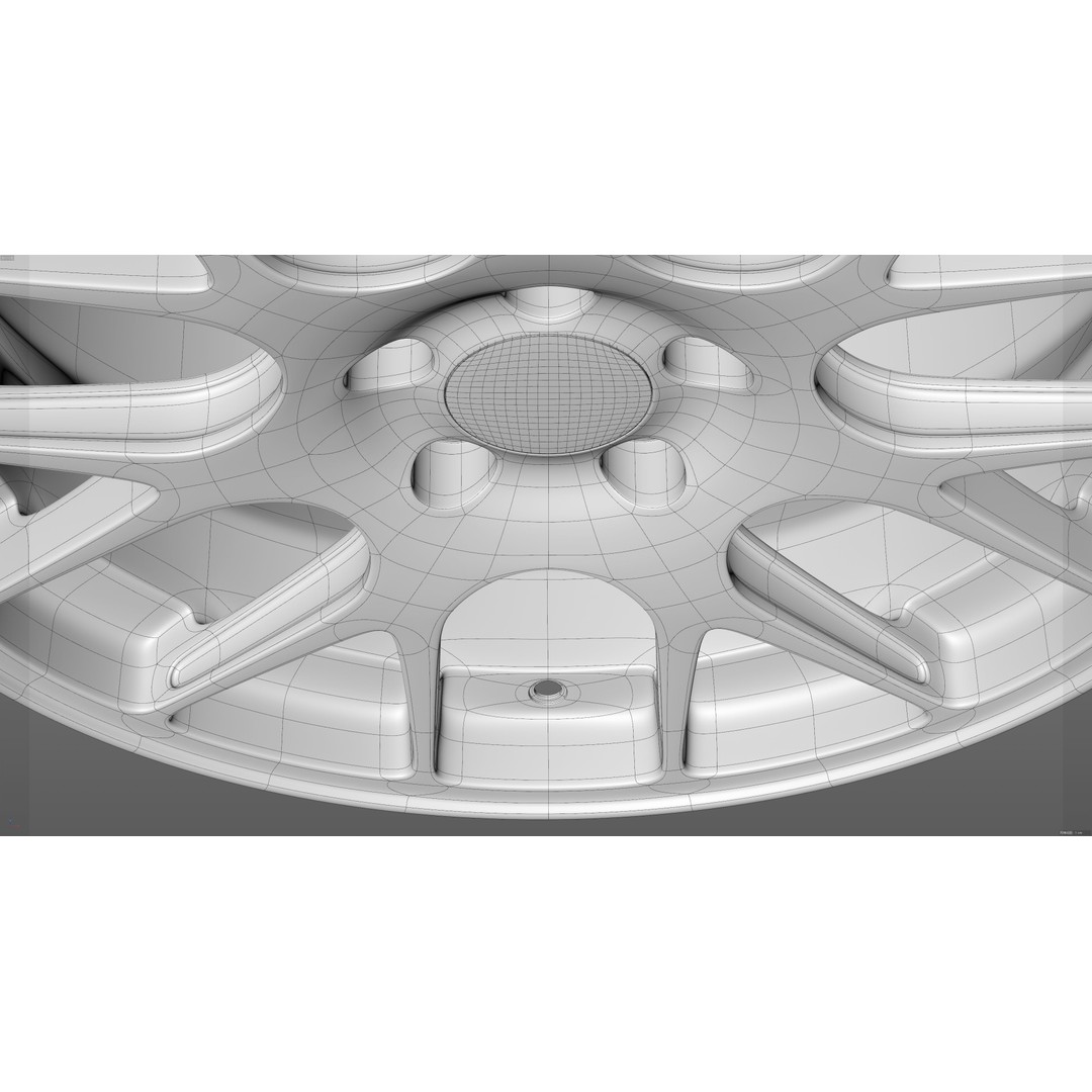 BBS CH-R 3D Model – Low Poly Vehicle Wheel, FBX, OBJ, Blender