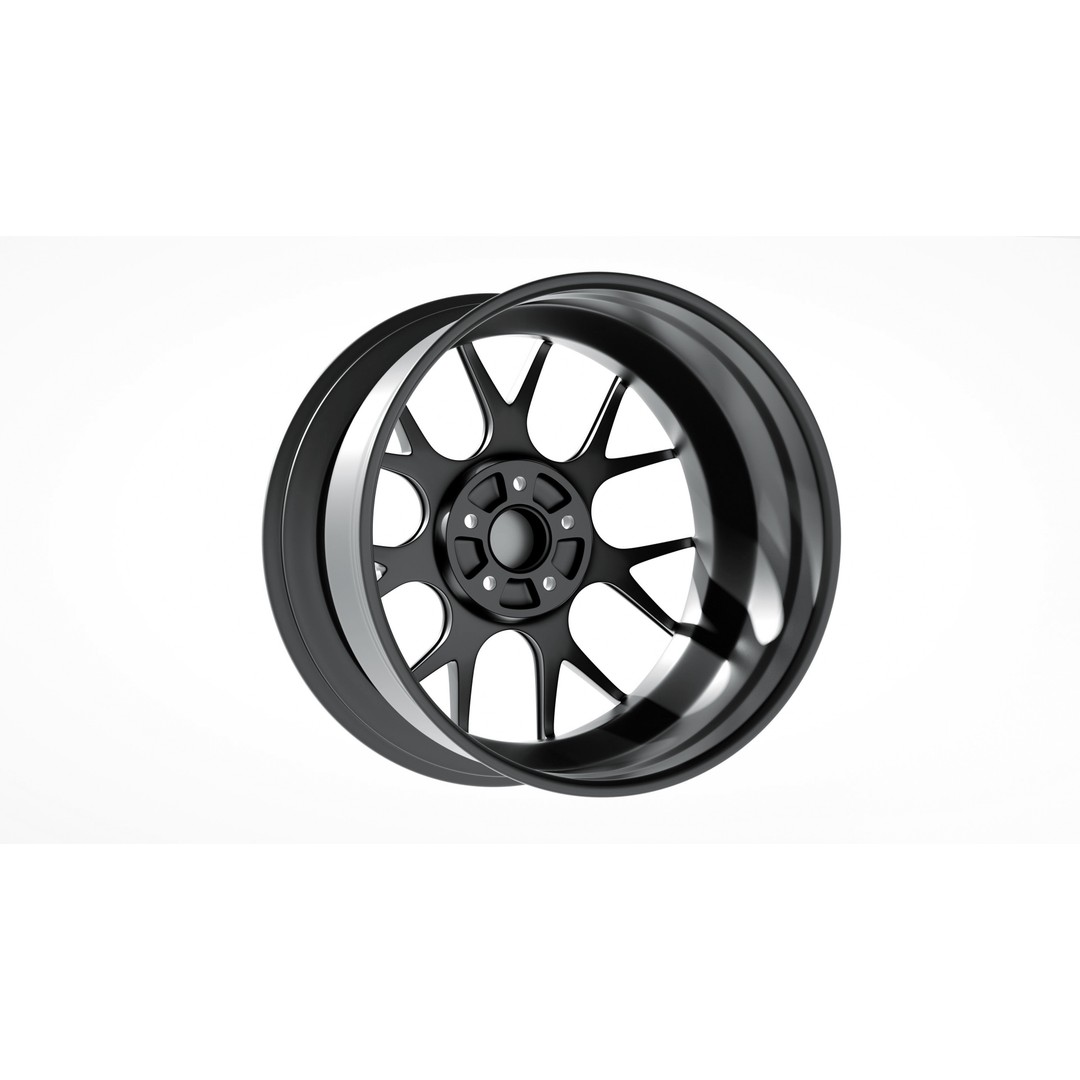 BBS CH-R 3D Model – Low Poly Vehicle Wheel, FBX, OBJ, Blender - View 6