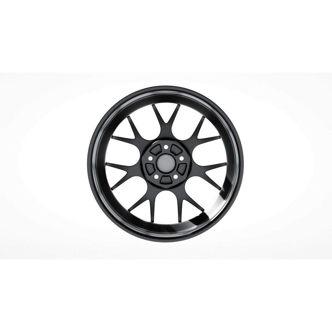 BBS CH-R 3D Model – Low Poly Vehicle Wheel, FBX, OBJ, Blender - View 7