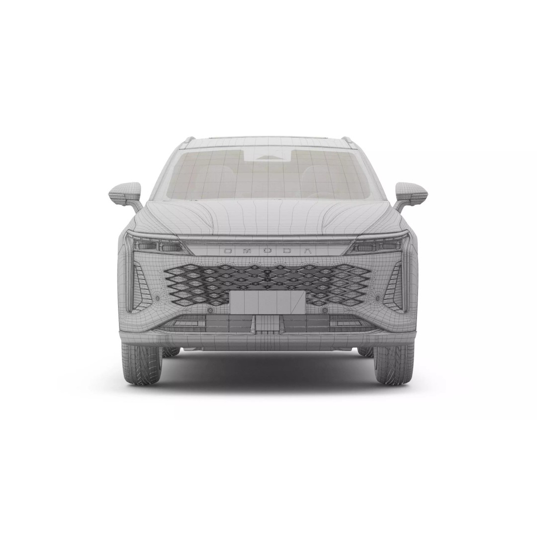 2025 Chery Omoda C9 3D Model – High Poly SUV with Interior, FBX, Blender - View 19