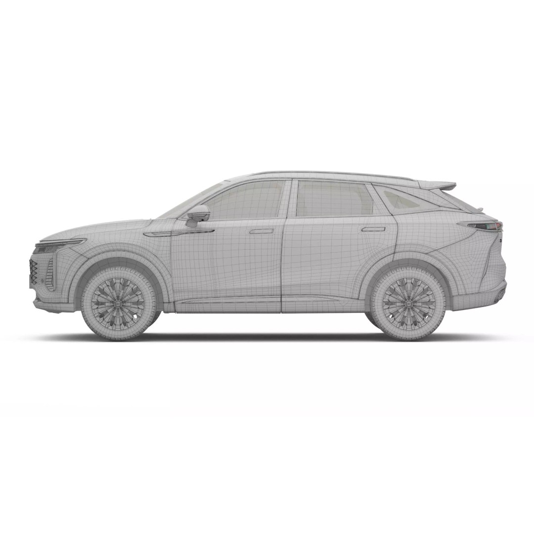 2025 Chery Omoda C9 3D Model – High Poly SUV with Interior, FBX, Blender - View 20