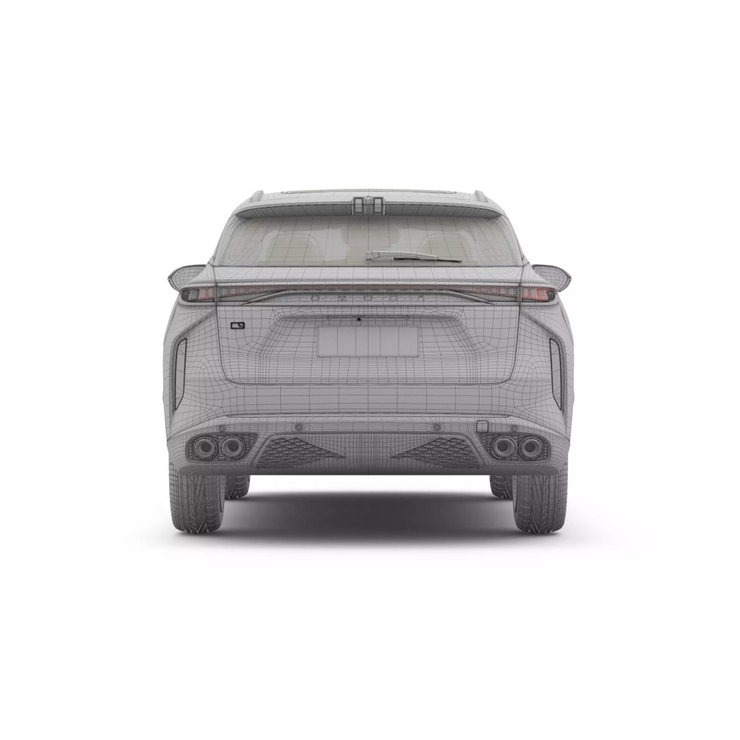 2025 Chery Omoda C9 3D Model – High Poly SUV with Interior, FBX, Blender - View 21