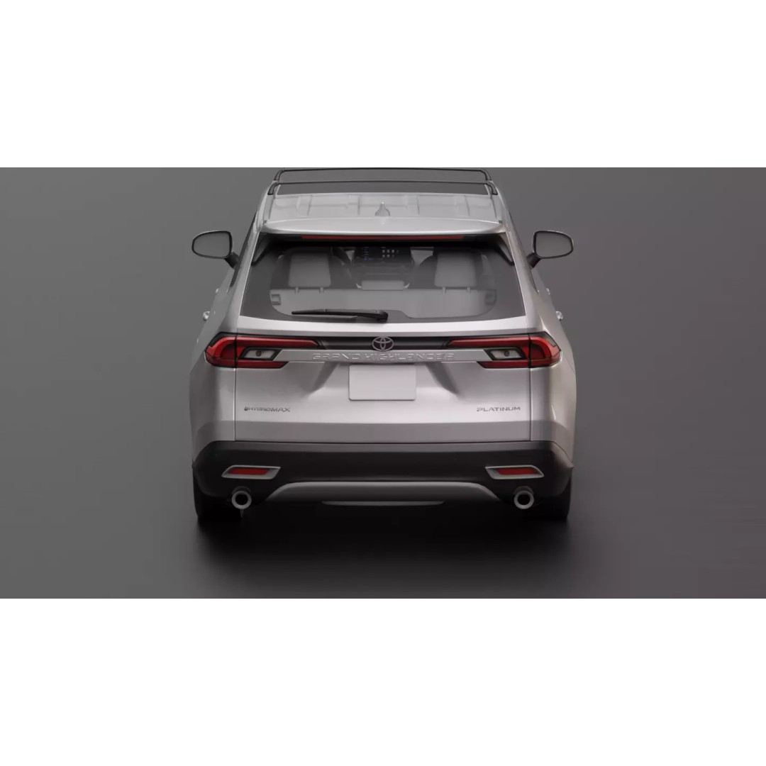 Toyota Grand Highlander 3D Model – High Fidelity Vehicle Asset, FBX - View 10