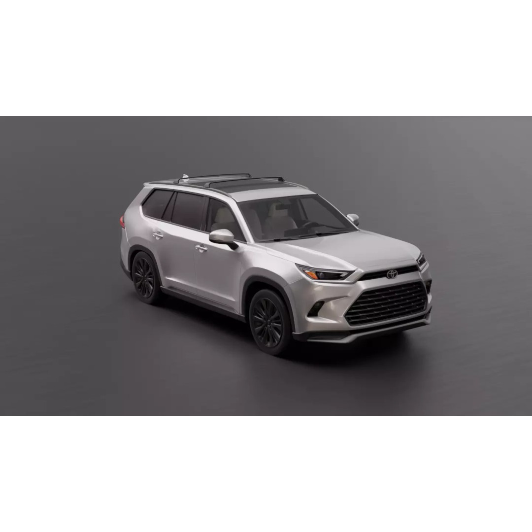 Toyota Grand Highlander 3D Model – High Fidelity Vehicle Asset, FBX - View 13