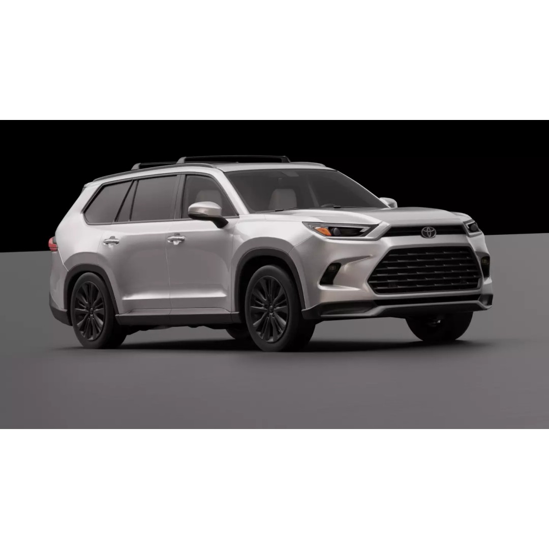 Toyota Grand Highlander 3D Model – High Fidelity Vehicle Asset, FBX - View 15