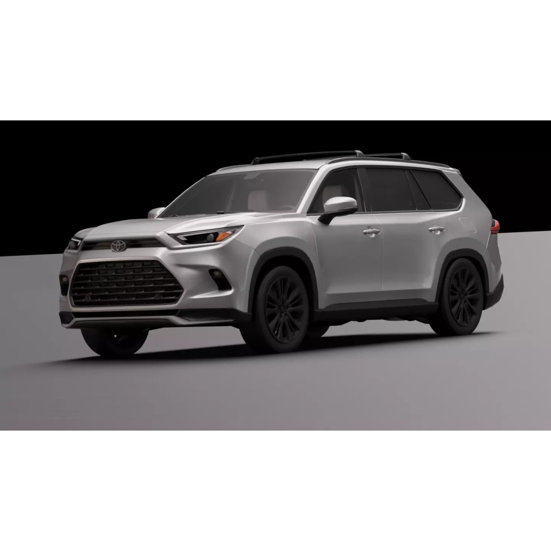 Toyota Grand Highlander 3D Model – High Fidelity Vehicle Asset, FBX - View 16