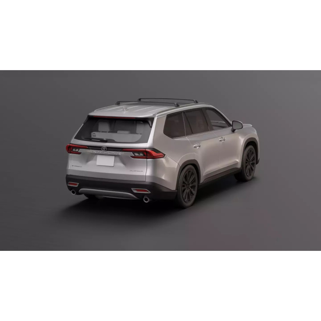 Toyota Grand Highlander 3D Model – High Fidelity Vehicle Asset, FBX - View 9