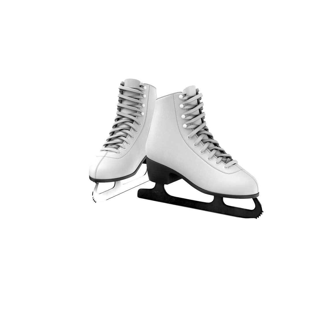 Ice Skates 3D Model – Low Poly PBR Asset for Games, FBX, OBJ - View 18