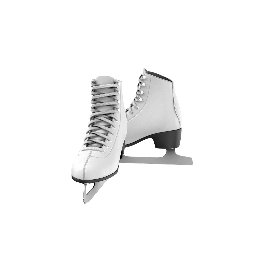 Ice Skates 3D Model – Low Poly PBR Asset for Games, FBX, OBJ - View 24