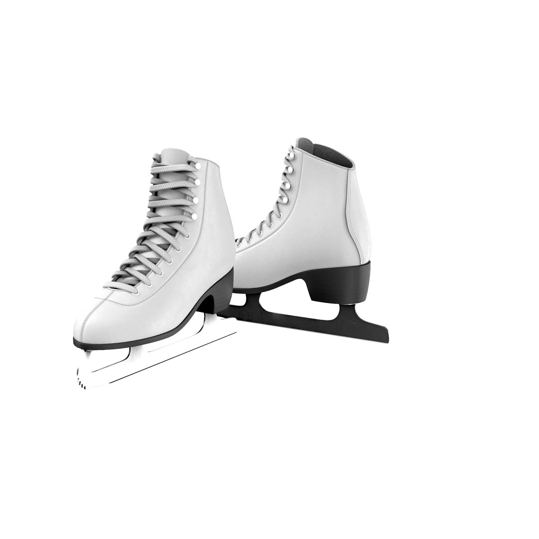 Ice Skates 3D Model – Low Poly PBR Asset for Games, FBX, OBJ - View 26