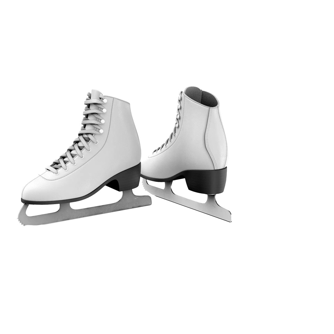 Ice Skates 3D Model – Low Poly PBR Asset for Games, FBX, OBJ - View 28