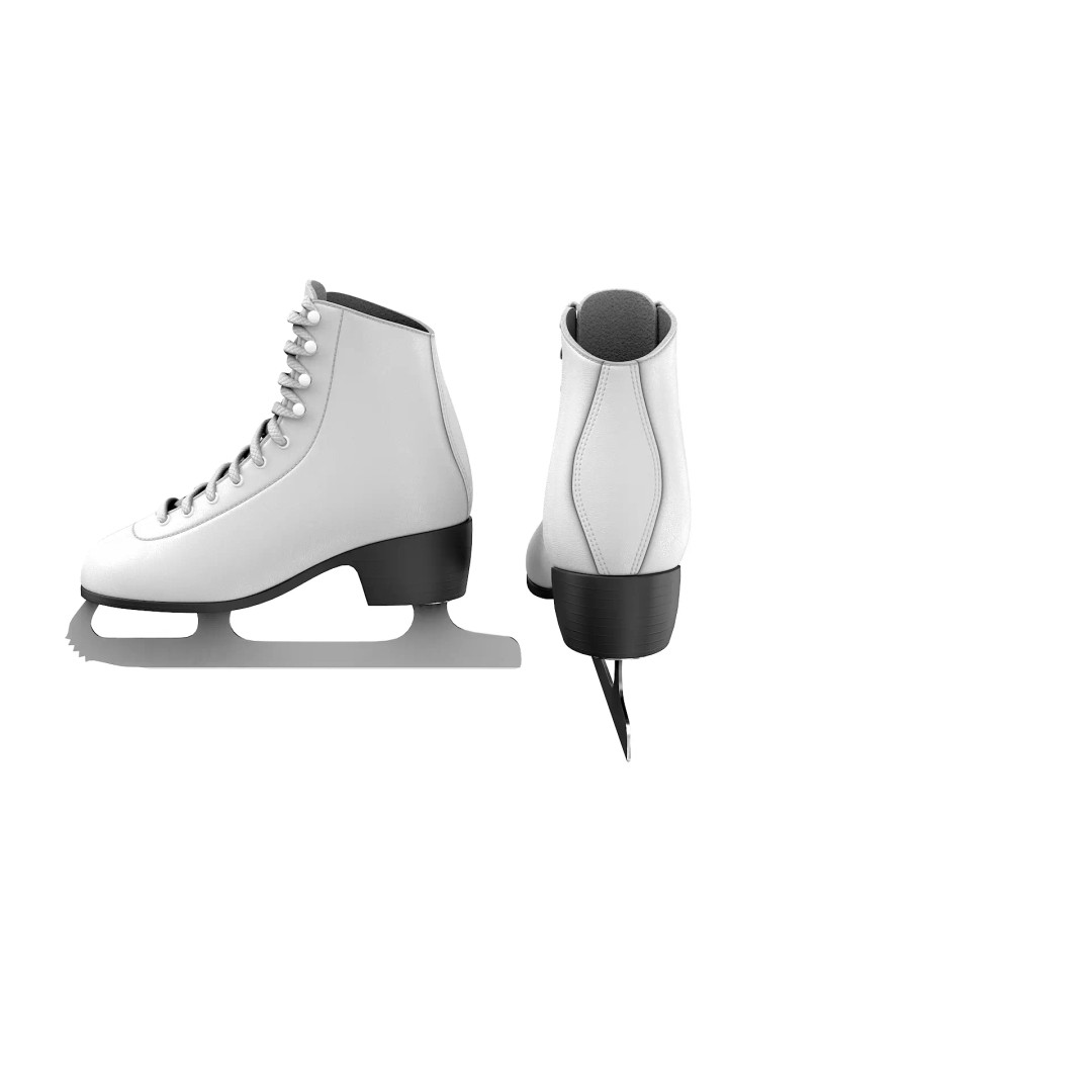 Ice Skates 3D Model – Low Poly PBR Asset for Games, FBX, OBJ - View 31