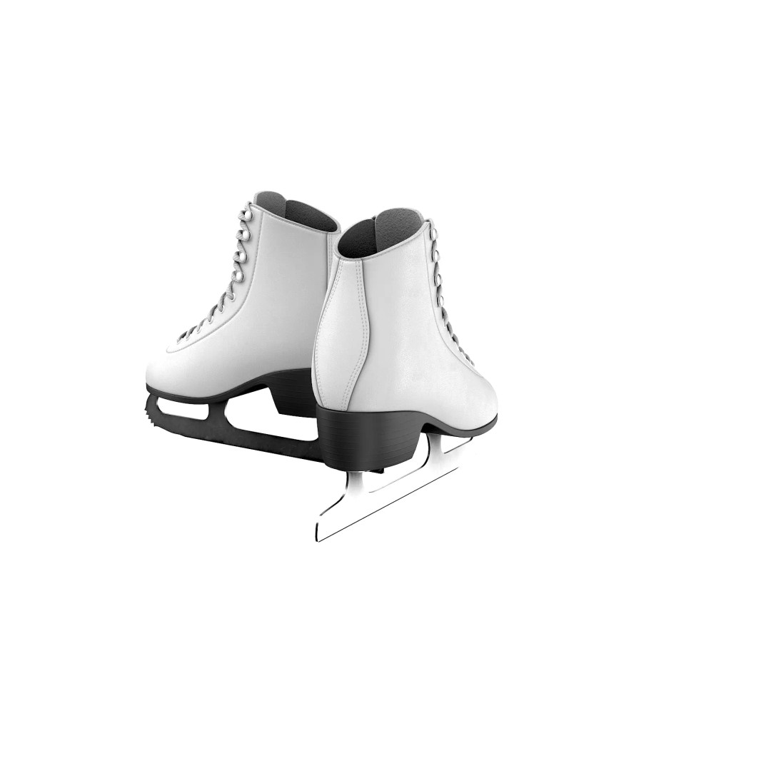 Ice Skates 3D Model – Low Poly PBR Asset for Games, FBX, OBJ - View 34