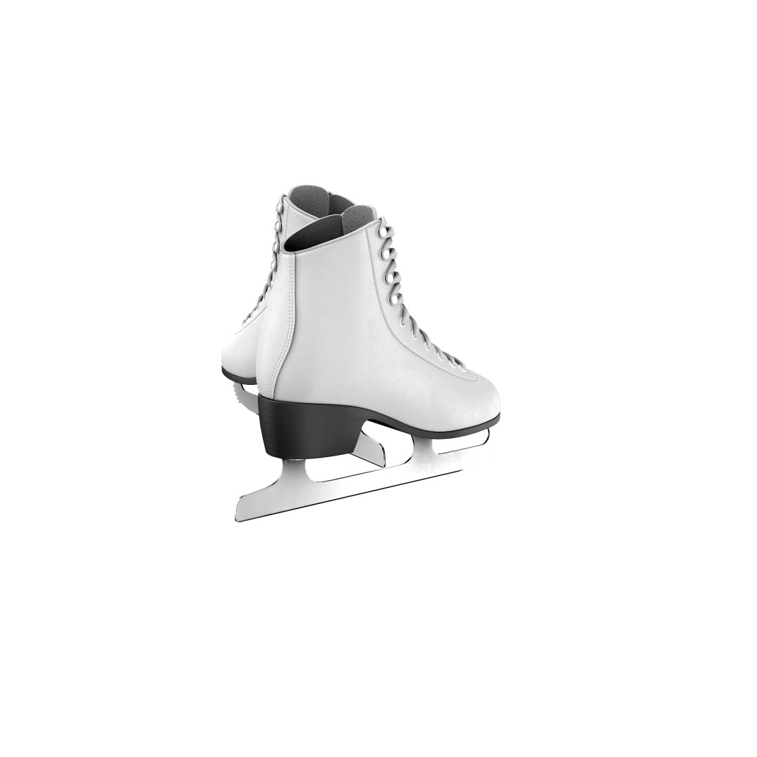 Ice Skates 3D Model – Low Poly PBR Asset for Games, FBX, OBJ - View 36