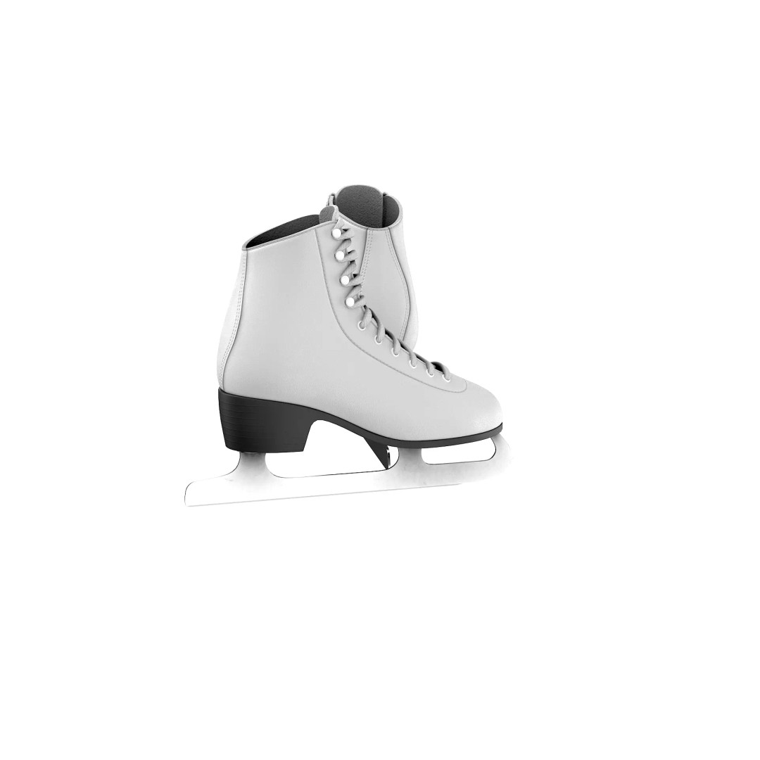 Ice Skates 3D Model – Low Poly PBR Asset for Games, FBX, OBJ - View 38