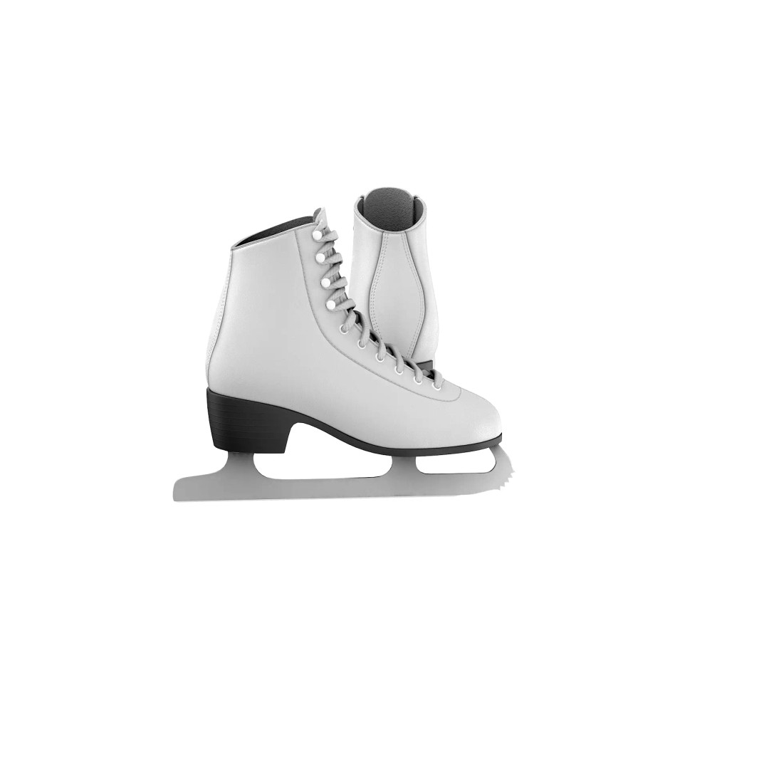 Ice Skates 3D Model – Low Poly PBR Asset for Games, FBX, OBJ - View 39