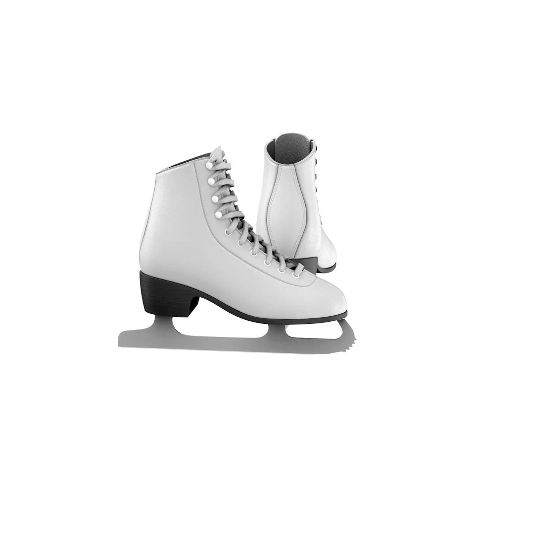 Ice Skates 3D Model – Low Poly PBR Asset for Games, FBX, OBJ - View 40