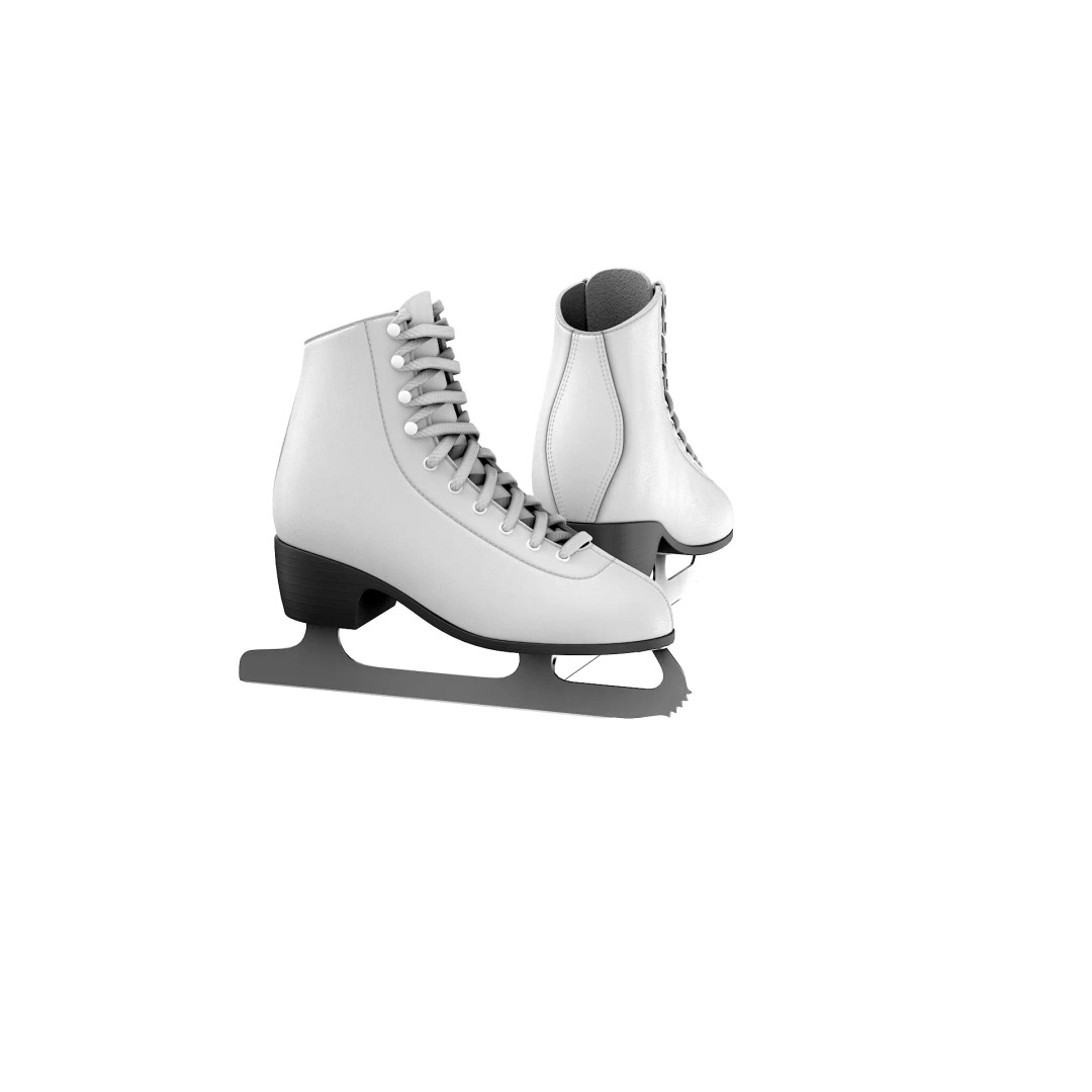 Ice Skates 3D Model – Low Poly PBR Asset for Games, FBX, OBJ - View 41