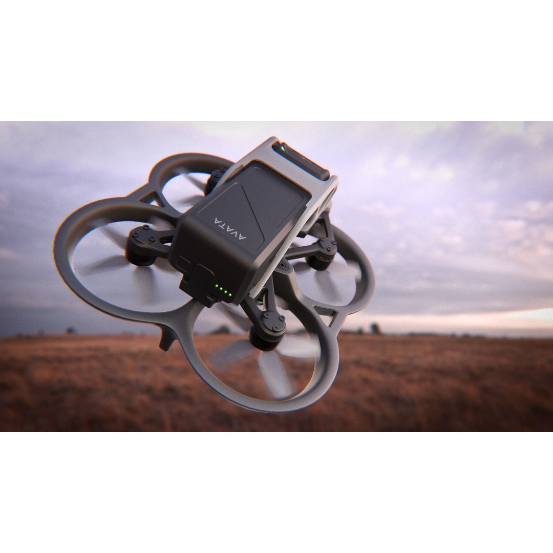 DJI Avata 3D Model – High Detail Quadcopter Asset for Blender