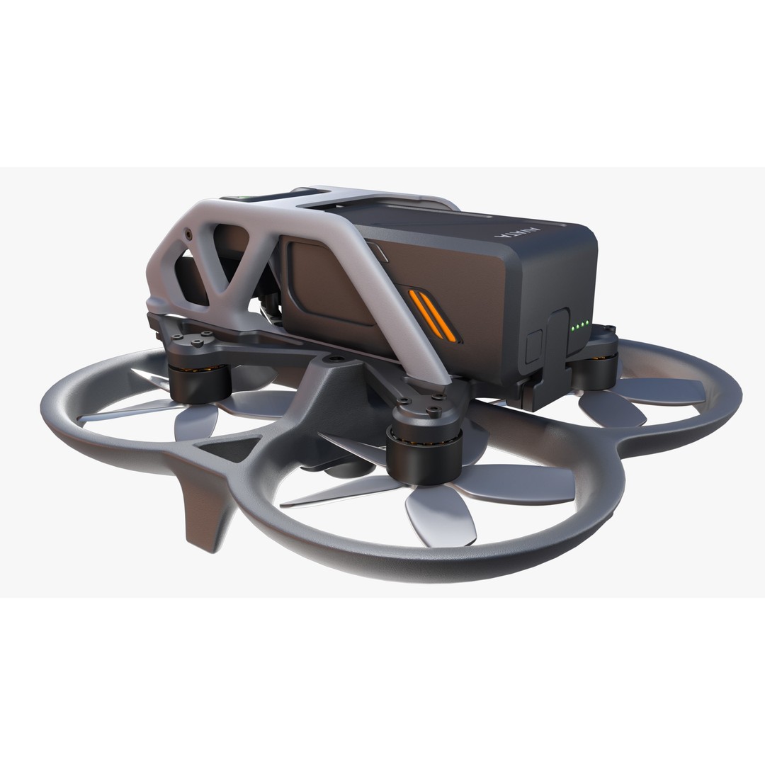 DJI Avata 3D Model – High Detail Quadcopter Asset for Blender - View 11