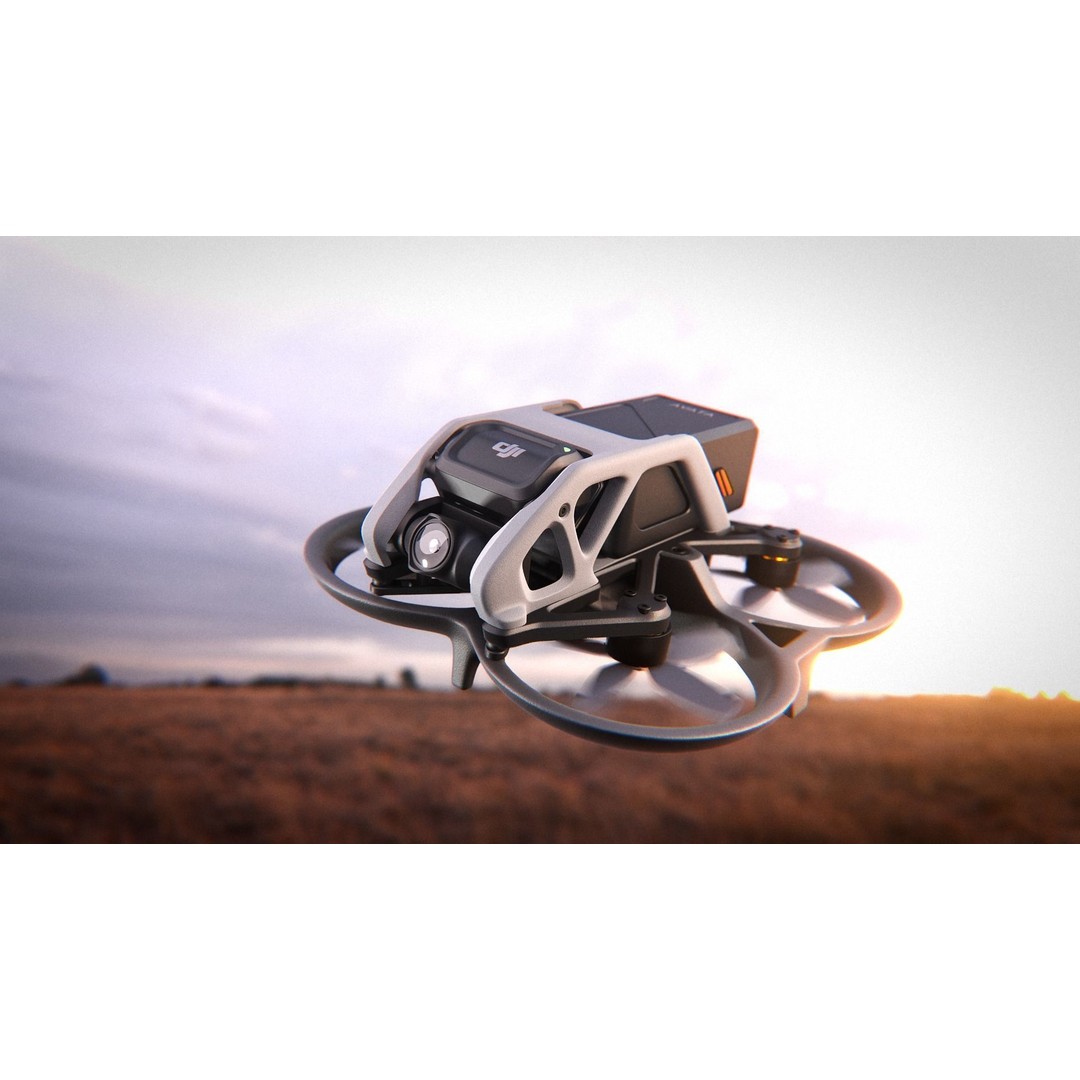 DJI Avata 3D Model – High Detail Quadcopter Asset for Blender - View 19