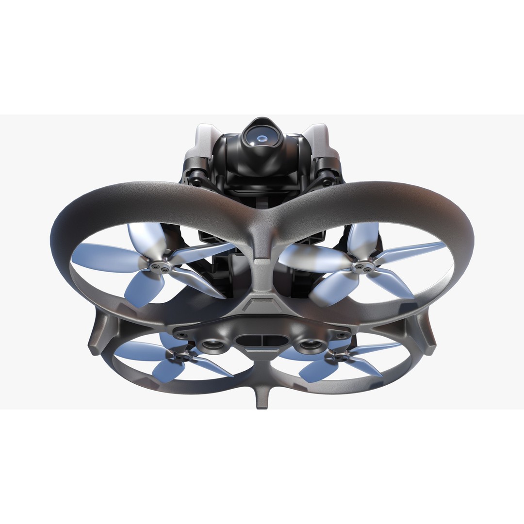 DJI Avata 3D Model – High Detail Quadcopter Asset for Blender - View 3