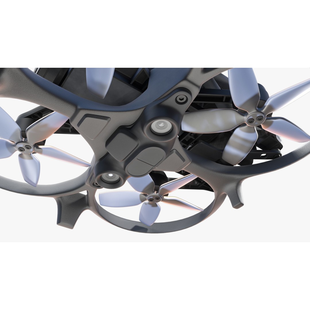 DJI Avata 3D Model – High Detail Quadcopter Asset for Blender - View 6