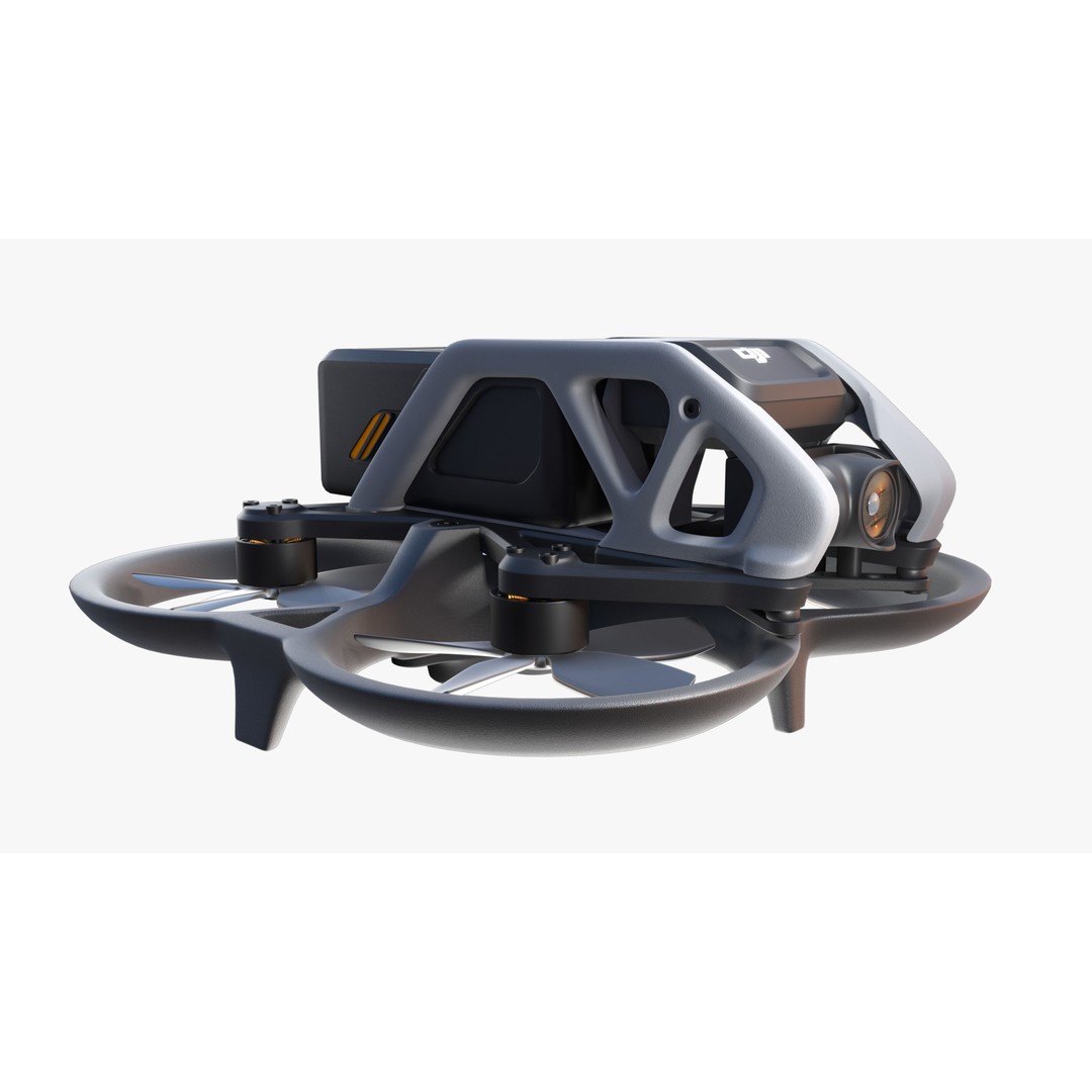 DJI Avata 3D Model – High Detail Quadcopter Asset for Blender - View 7