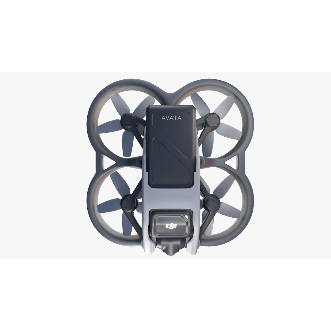 DJI Avata 3D Model – High Detail Quadcopter Asset for Blender - View 9