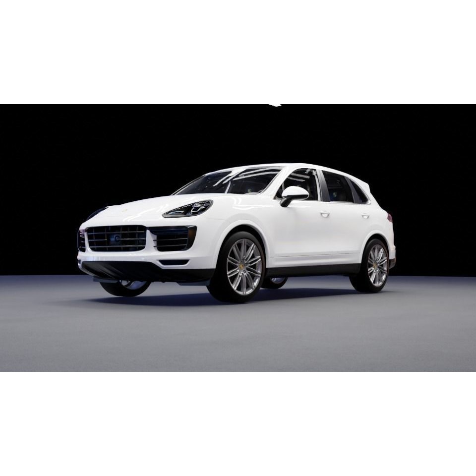 Porsche Cayenne TurboS 3D Model – High Poly Rigged Game Asset, FBX - View 13