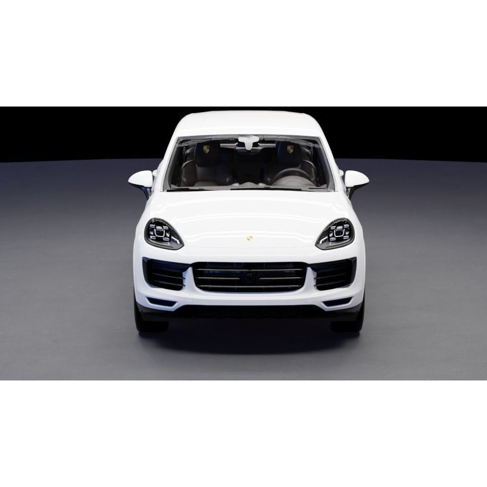 Porsche Cayenne TurboS 3D Model – High Poly Rigged Game Asset, FBX - View 3