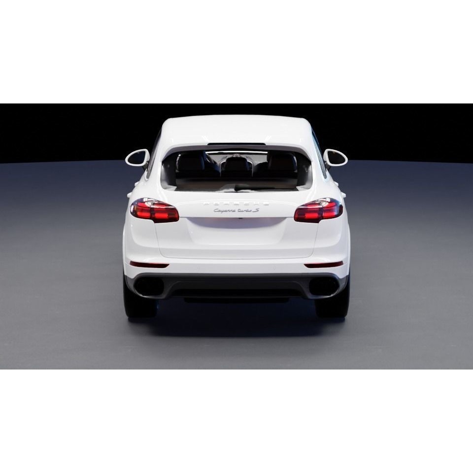 Porsche Cayenne TurboS 3D Model – High Poly Rigged Game Asset, FBX - View 4