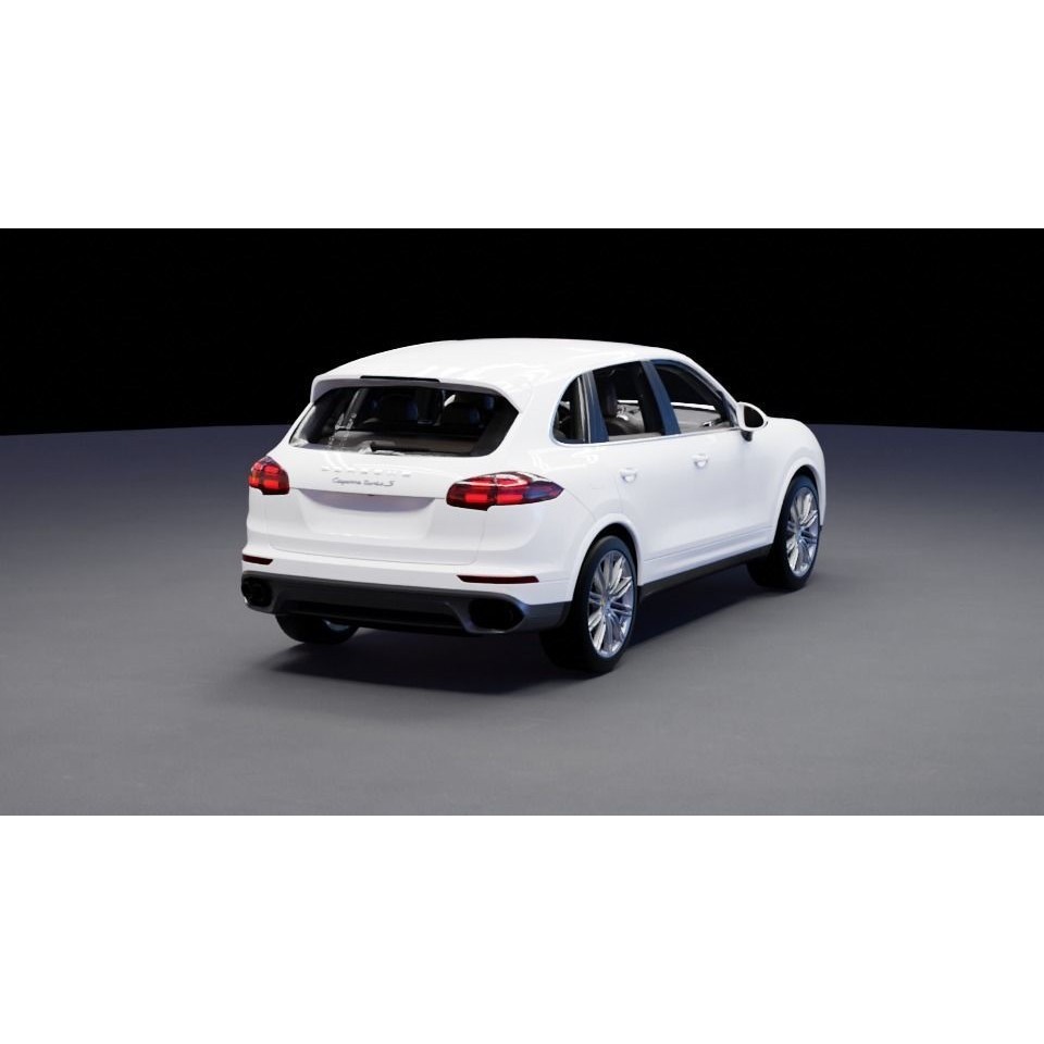 Porsche Cayenne TurboS 3D Model – High Poly Rigged Game Asset, FBX - View 6