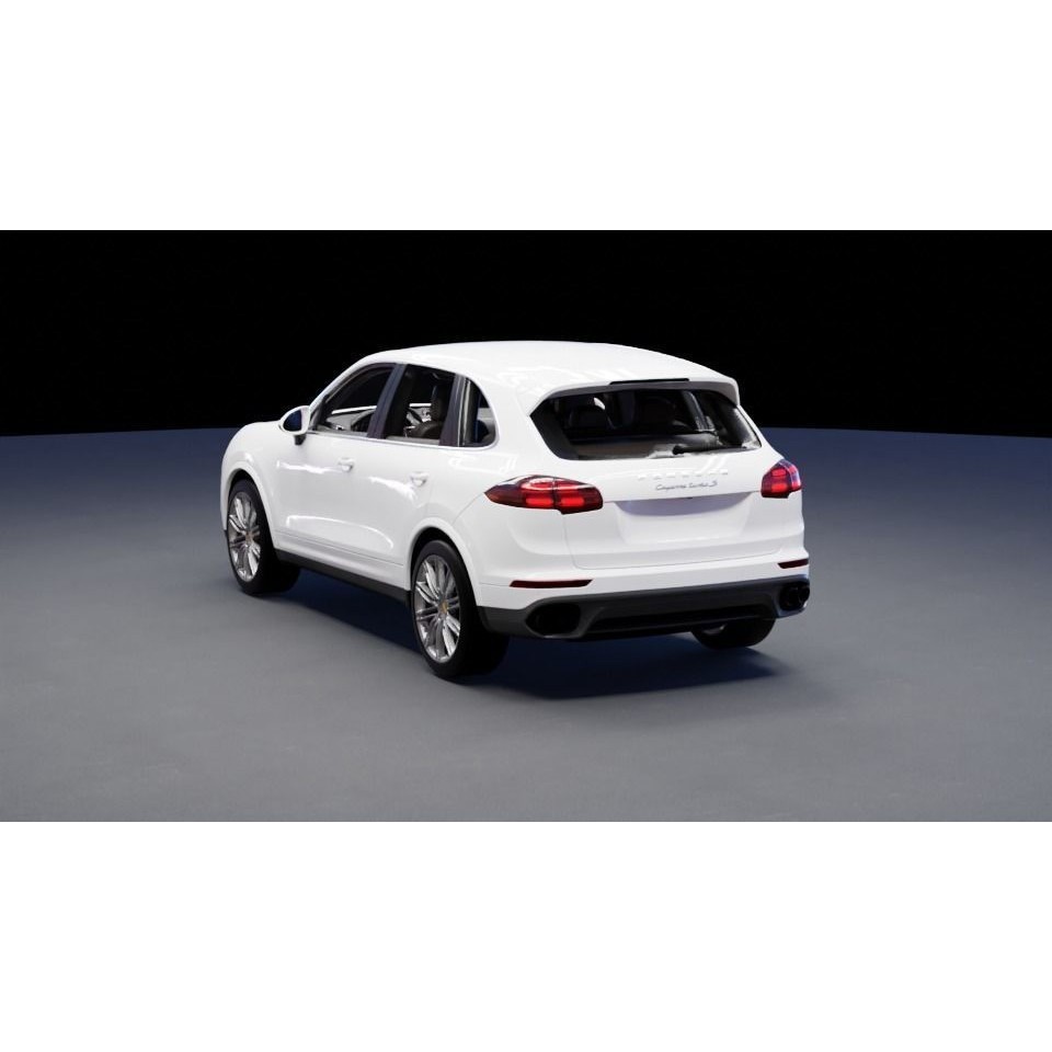 Porsche Cayenne TurboS 3D Model – High Poly Rigged Game Asset, FBX - View 7